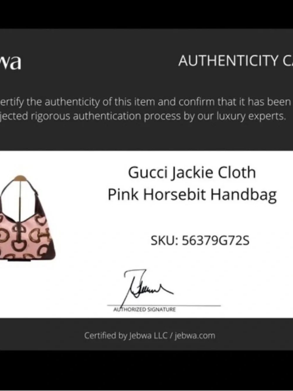 Authentic Gucci Pink Horsebit Bamboo Printed Jackie O Bouvier Shoulder Bag - Picture 16 of 16